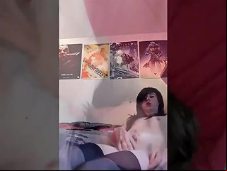 ASHEMALETUBE @ Iyoung Awkward Cutie Goes Ass To Mouth Then Self Facial